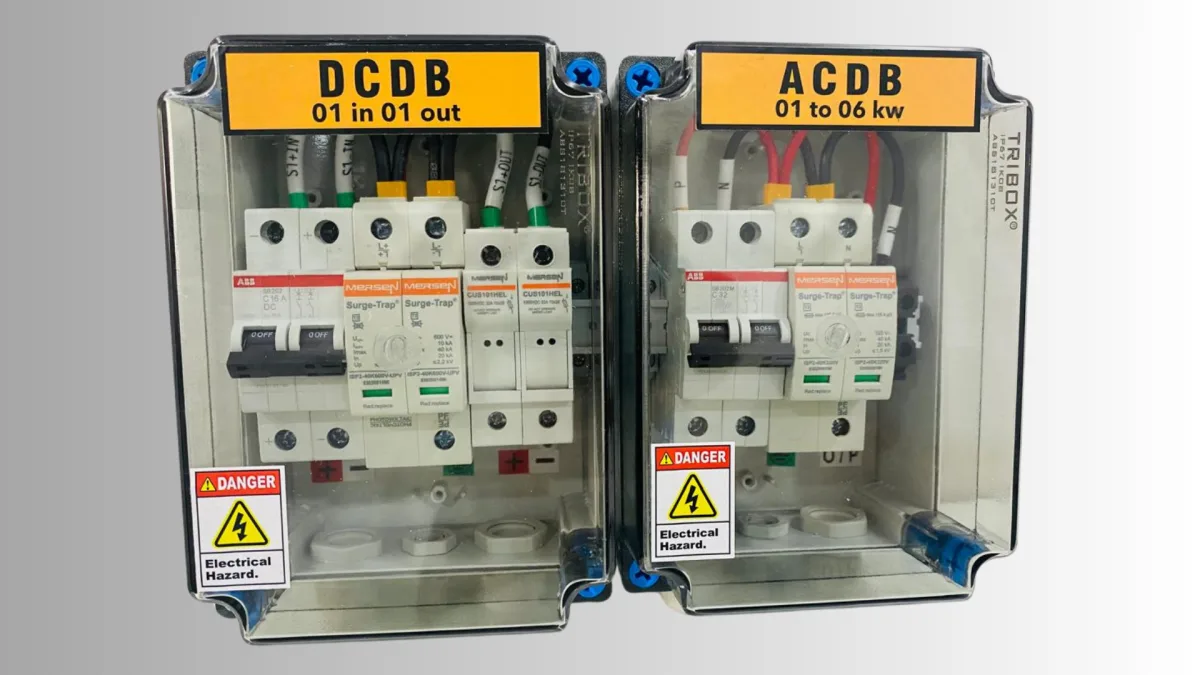 Solar ACDB vs DCDB Explained: DC Combiner Box vs AC Switchgear Guide